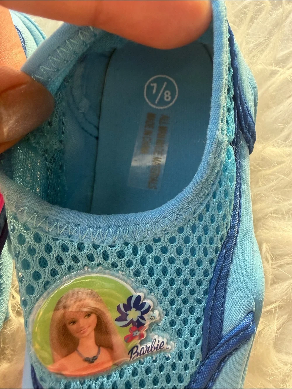 Barbie Kids' Blue Slip-On Water Shoes Y2K